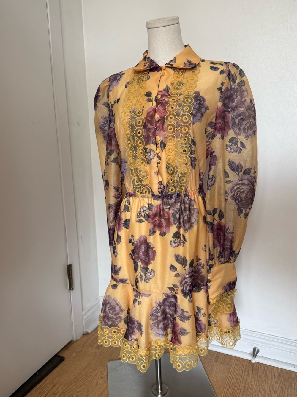 KEEPSAKE the Label Yellow Floral Slip Dress